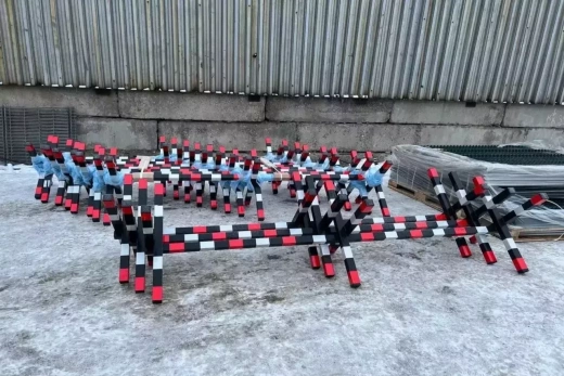 Дорожное заграждение «Еж» (3 опорных креста)